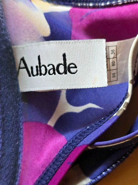 Luksusowy stanik kąpielowy Aubade Paris 80C  Floral