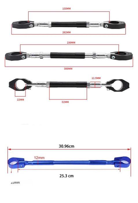 Усилитель руля мотоцикла, распорка руля, перемычка руля 22 мм
