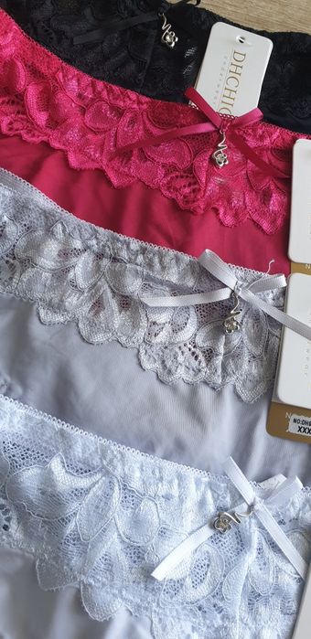 4×Stringi Damskie 3XL