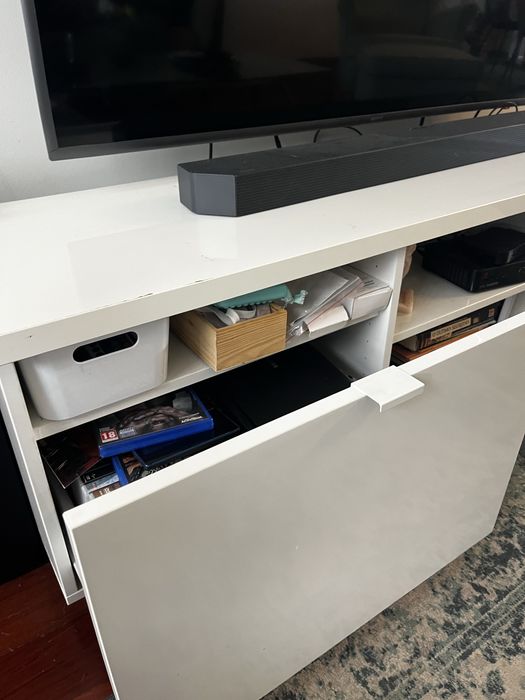 Movel tv usado com gavetas