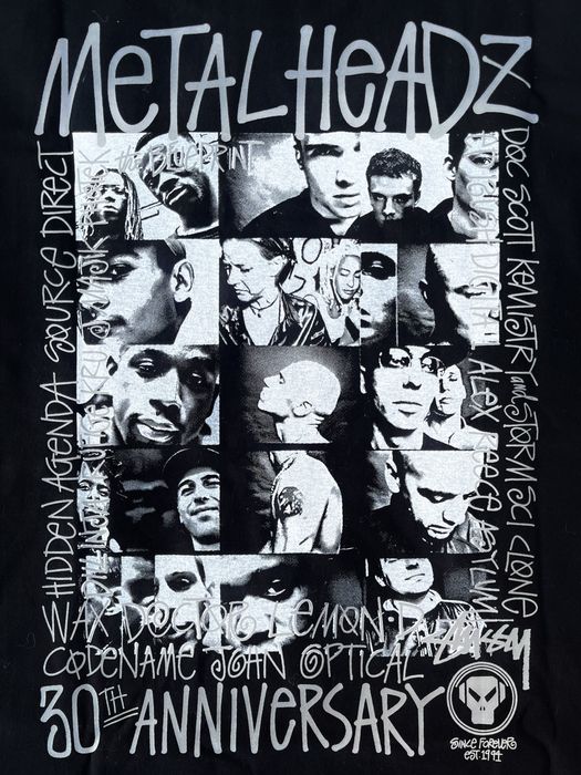 Stüssy x Goldie Metalheadz 30 Tee