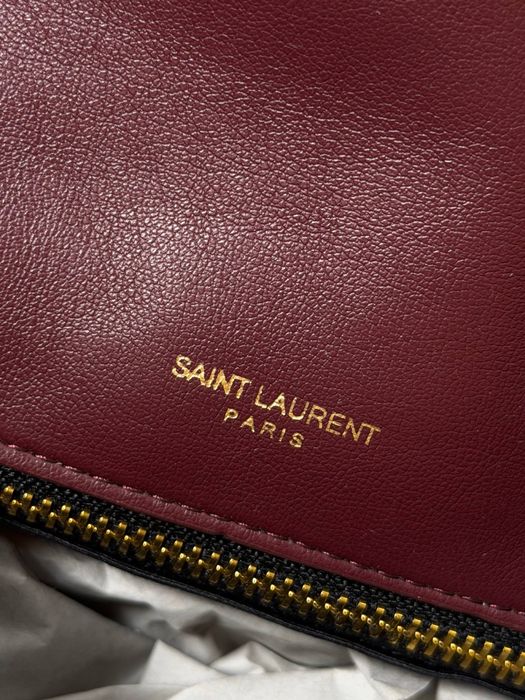 Torebka Yves Saint Laurent w kolorze bordowym