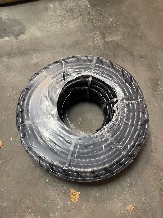 Peszel rura karbowana 20mm 750N czarny PCV z pilotem (krążek 100m) FK15 DX15120R GEWISS