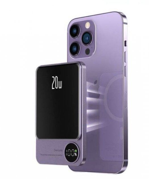 Power Bank MagSafe Павербанк 10000 mAh 20W Apple iPhone