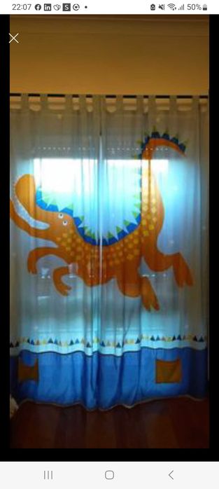 Cortinados quarto de criança