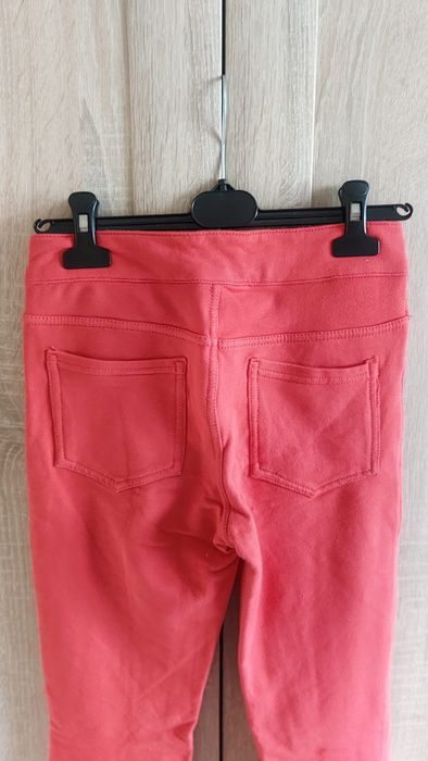 Spodnie materiałowe dopasowane wysoki stan S 36 H&M