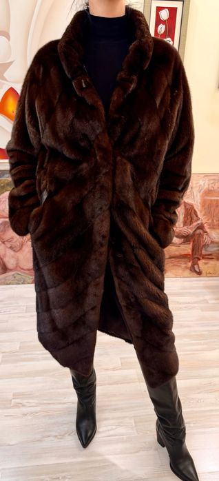 Шуба норкова розкішна