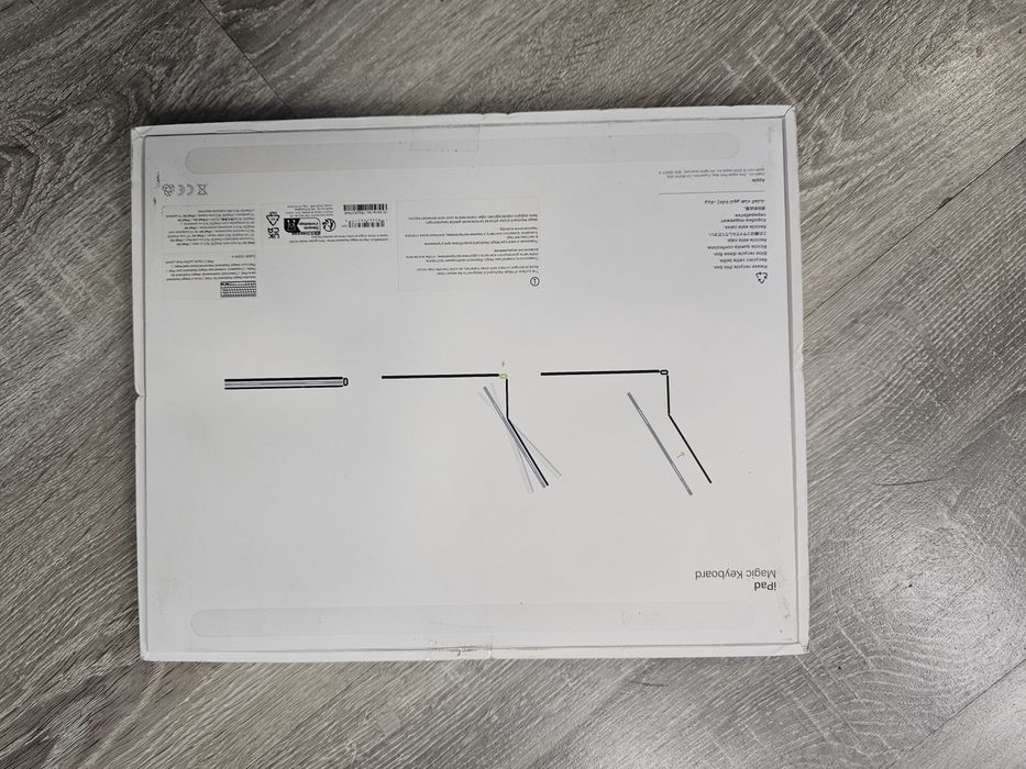 Magic Keyboard Apple iPad Air de 13 pol (M3) - Português - Branco