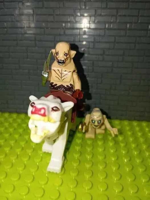 Figurka Azog Plugawy +Warg! Hobbit kompatybilne z LEGO Lotr lor087