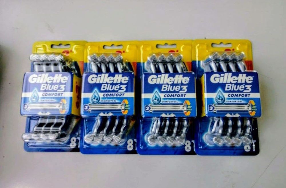 Gillette blue 3 comfort 8 szt. 4 opakowania