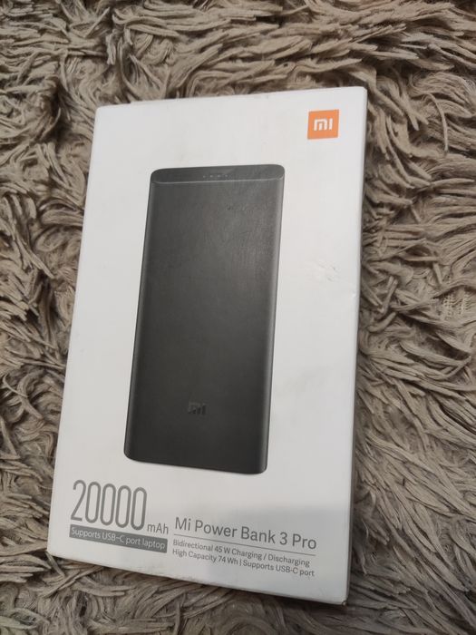 Портативна батарея Xiaomi Mi Power Bank 3 Pro 20000 mAh Mijia USB-C 45