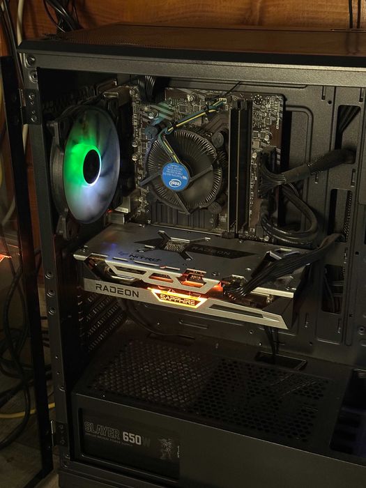 PC Gaming Completo + Monitor 165Hz + Teclado & Rato | RX 6600 XT | i5