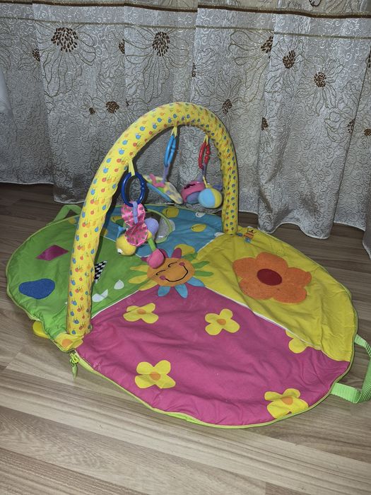 Килим  дитячий розвиваючий килимок-сумка / Бізікуб