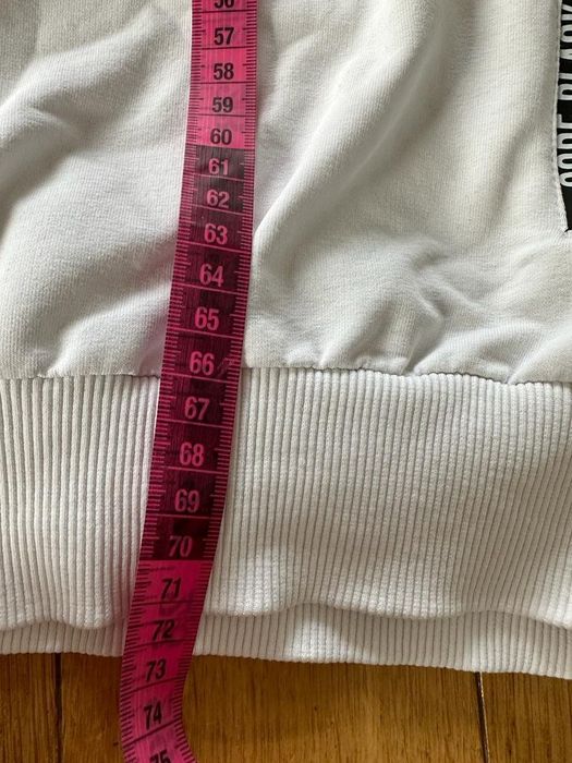 Biała męska bluza z napisami L