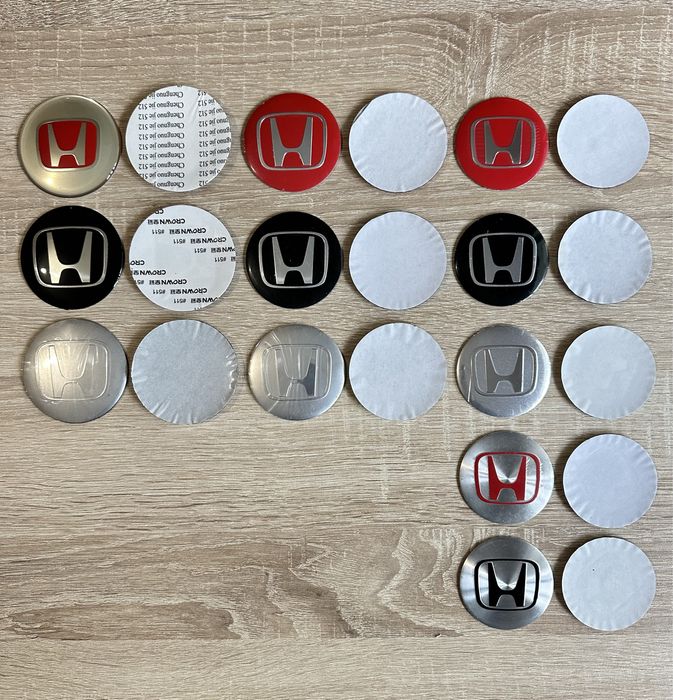 Conjunto de 4 centros Honda 56mm 60mm 65mm 68mm 69mm