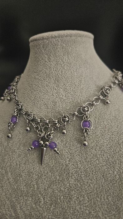 Naszyjnik z stali nierdzewnej stainless steel necklace wisior