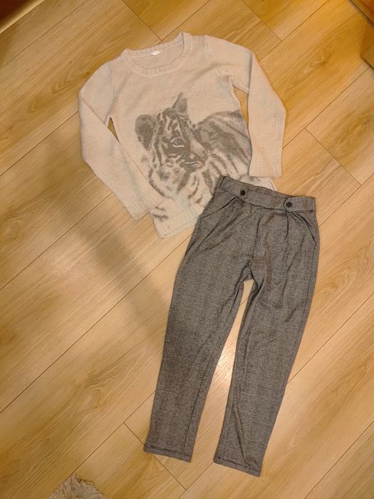 Sweter spodnie Reserved roz. 146