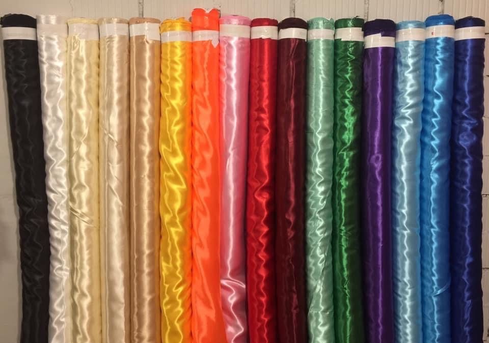 Атлас тканина оптом та в роздріб від 40  грн