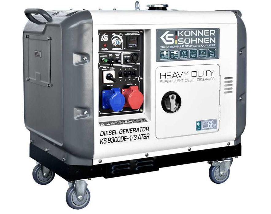 Agregat generator prądotwórczy K&S 230/400 7,5kW DIESEL Rozruch ATS