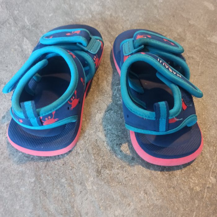 Klapki na plaże dziecięce r.25 Decathlon Nabaiji