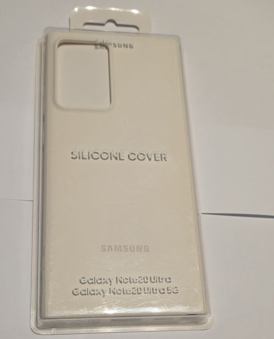 Oryginalne etui Samsung Galaxy Note 20 Ultra / 5G Silicone Cover Białe (Nowe)
