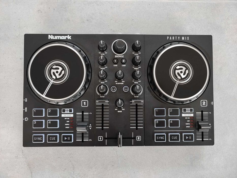 Kontroler Dj Numark Party Mix II konsola mikser z RGB