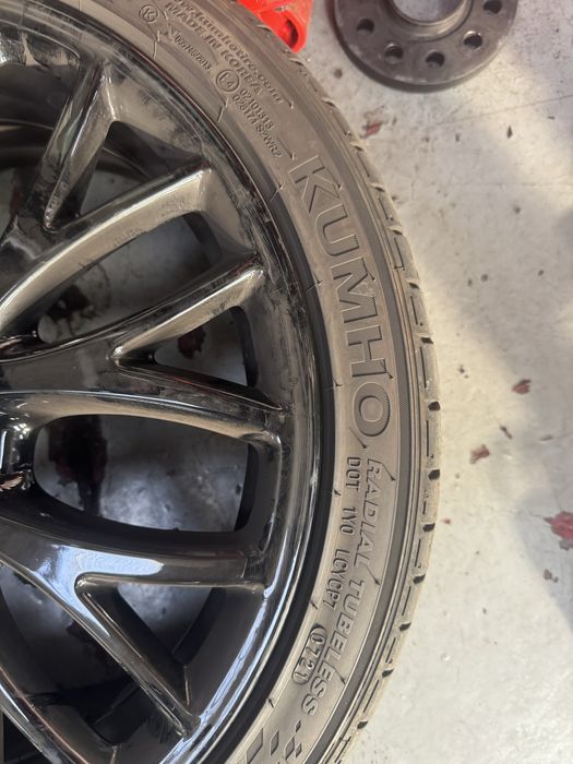4 jantes e pneus 18” Mini  JCW Cross Spoke 506