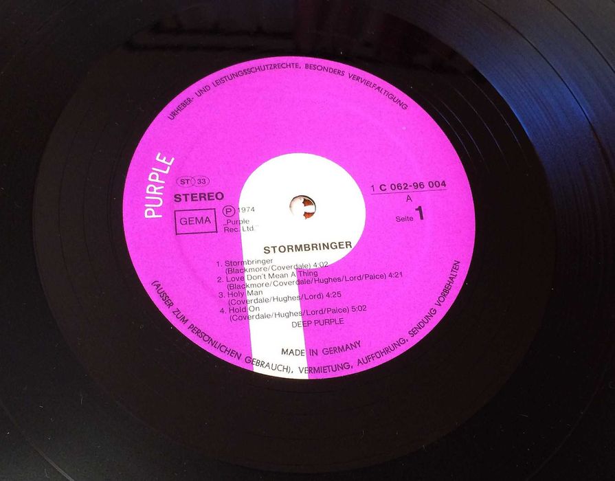 Płyta winylowa - DEEP PURPLE - Stormbringer - 1974 - Super stan!