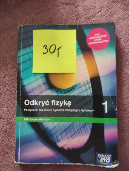 Fizyka,Odkryć fizykę, książka do liceum i technikum, klasa 1