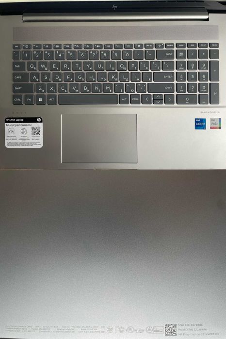 New HP Envy 17 i7-13700H 14 ядр 16+ 512 bat 8ч TypeC 2.4кг Гар Расрочк