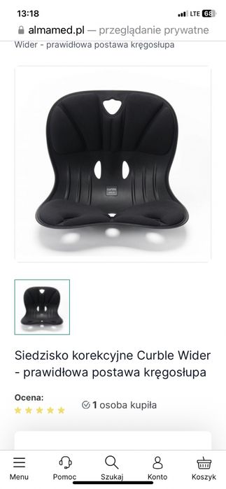 Siedzisko korekcyjne