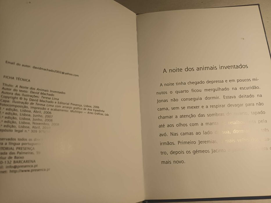 "A Noite dos Animais Inventados" por David Machado