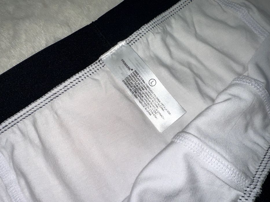 Primark biale bokserki dla pana L