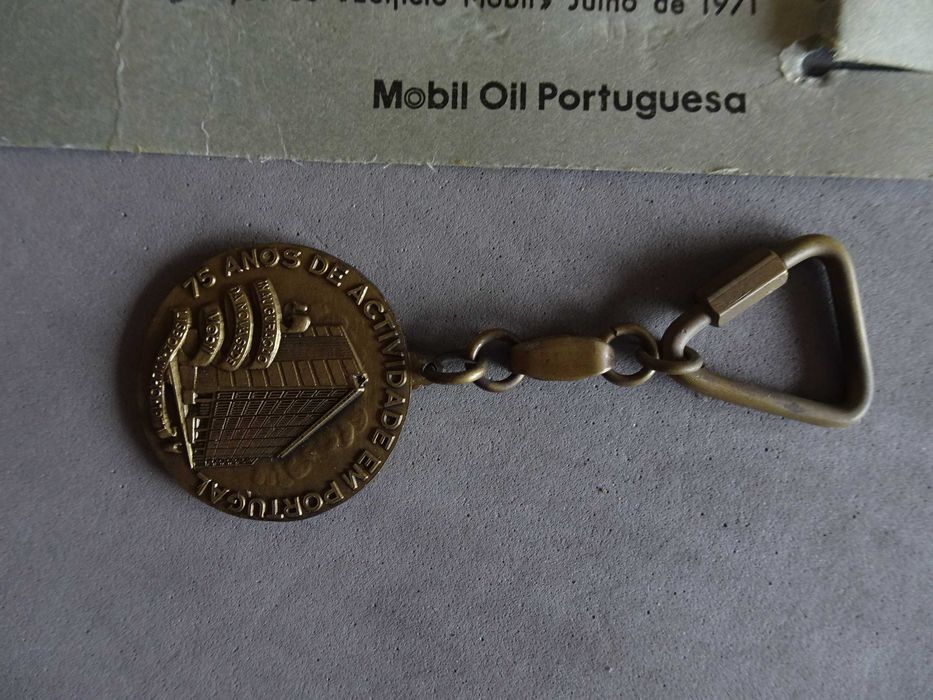 Porta-chaves Mobil (Inauguração do Edifício Mobil julho de 1971)