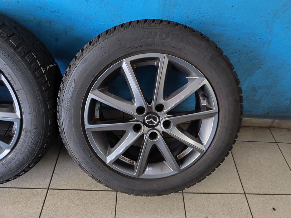 Koła  felgi 17  mazda 6   alu 5x114 stan bdb kpl 4 szt opony zimowe