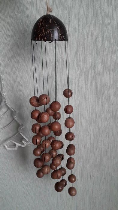 Перкуссия, шейкер из орехов, для медитации, звук ручья, колокольчики