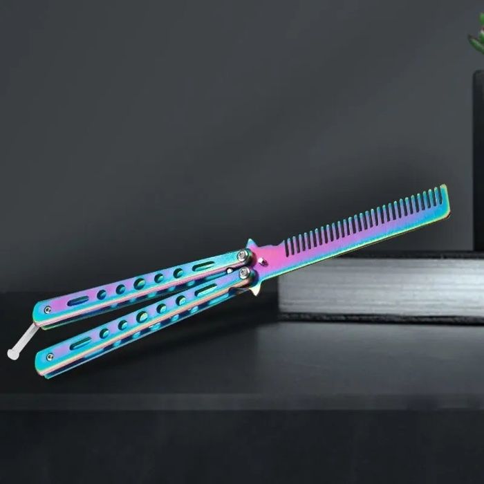 Ніж метелик гребінець,нож бабочка розческа