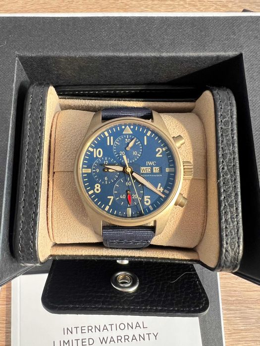 Piękny IWC Pilot's Chronograph 41mm 2022 fullset, Gwarancja 2030