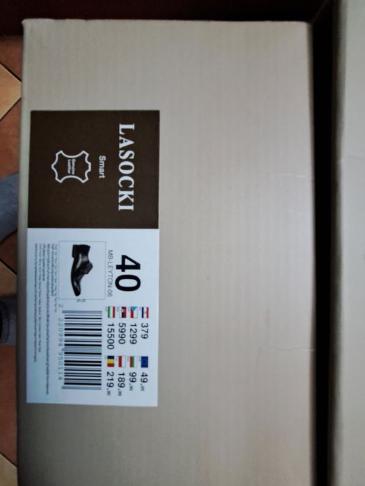 Buty skórzane męskie