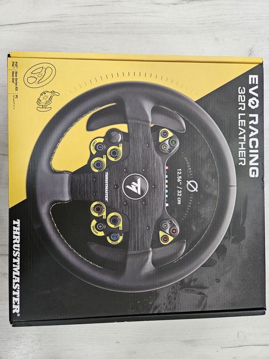 Volante Thrustmaster EVO Racing 32R Leather - Novo c/garantia