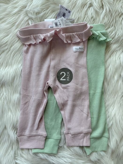 Spodenki niemowlęce z falbanką zestaw Sinsay 74