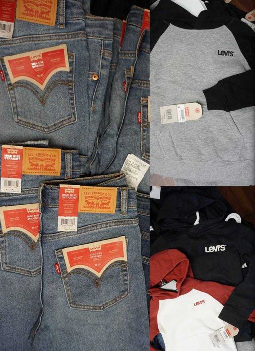 Брендовий Одяг Levis ОПТОМ Дитячий Підлітковий Сток LEVI'S ОПТ Мікс