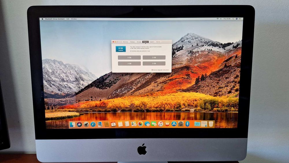 Apple iMac A1311 21.5"- Intel E7600 3.06GHz- 8GB Ram- SSD 256GB