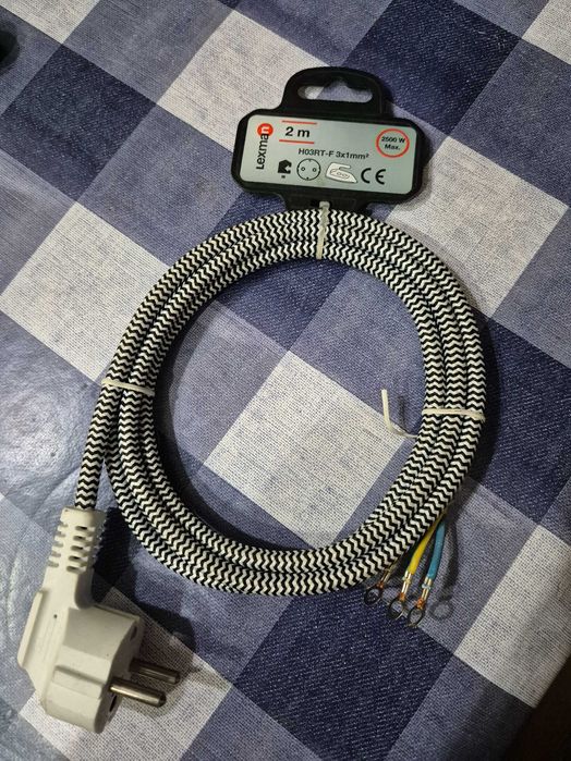 Cabo dá para ferro de engomar 2 metros