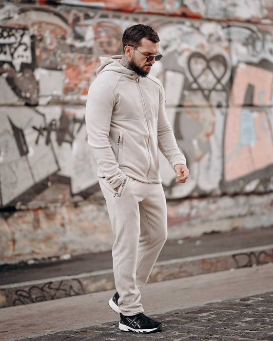 Зимовий флісовий спортивний костюм чоловічий теплий Без передоплати