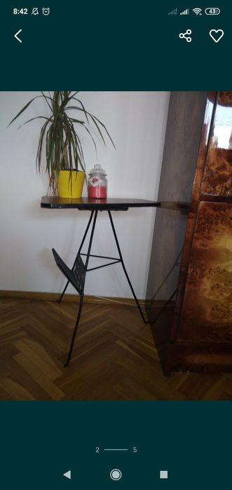Stolik gazetnik vintage