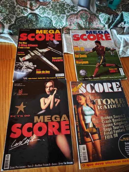 23 revistas gaming retro anos 90 – BGamer, Mega Score e Hobby Consolas