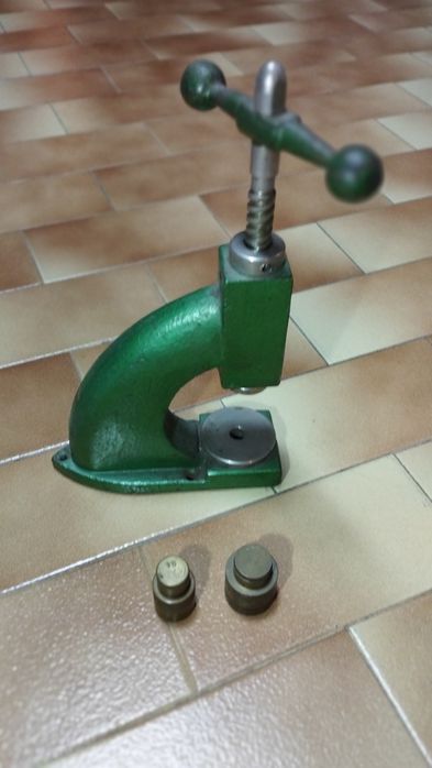 Prensa manual de forrar Botões