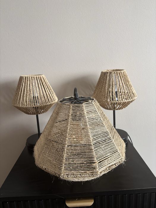 lampy nocne + sufitowa