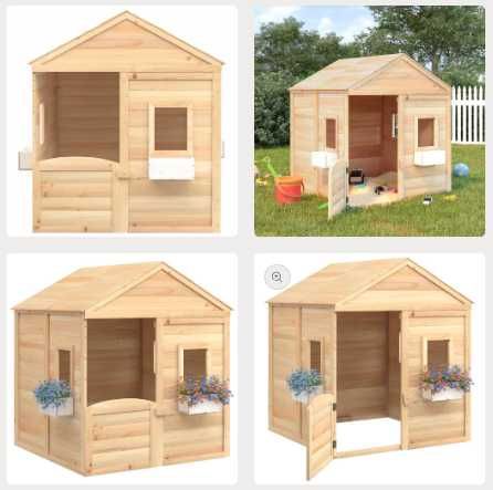 Casinha de brincar com porta